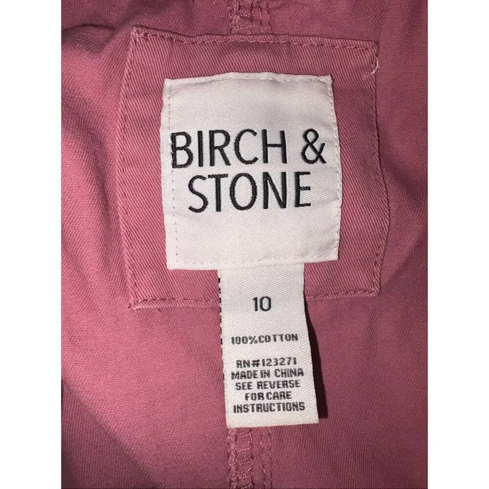 Birch & Stone Hooded Military Jacket